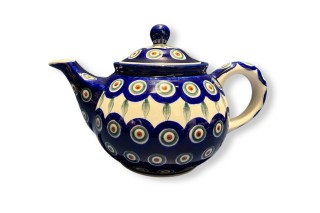 264 Bunzlau Theepot 0,9L 54X Green Stripes 264 Bunzlau Theepot 0,9L